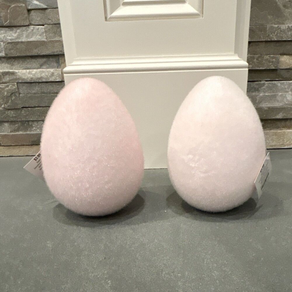 Hobby Lobby Easter 2026 Decorative Egg Pink & Pale Pink 5.5in